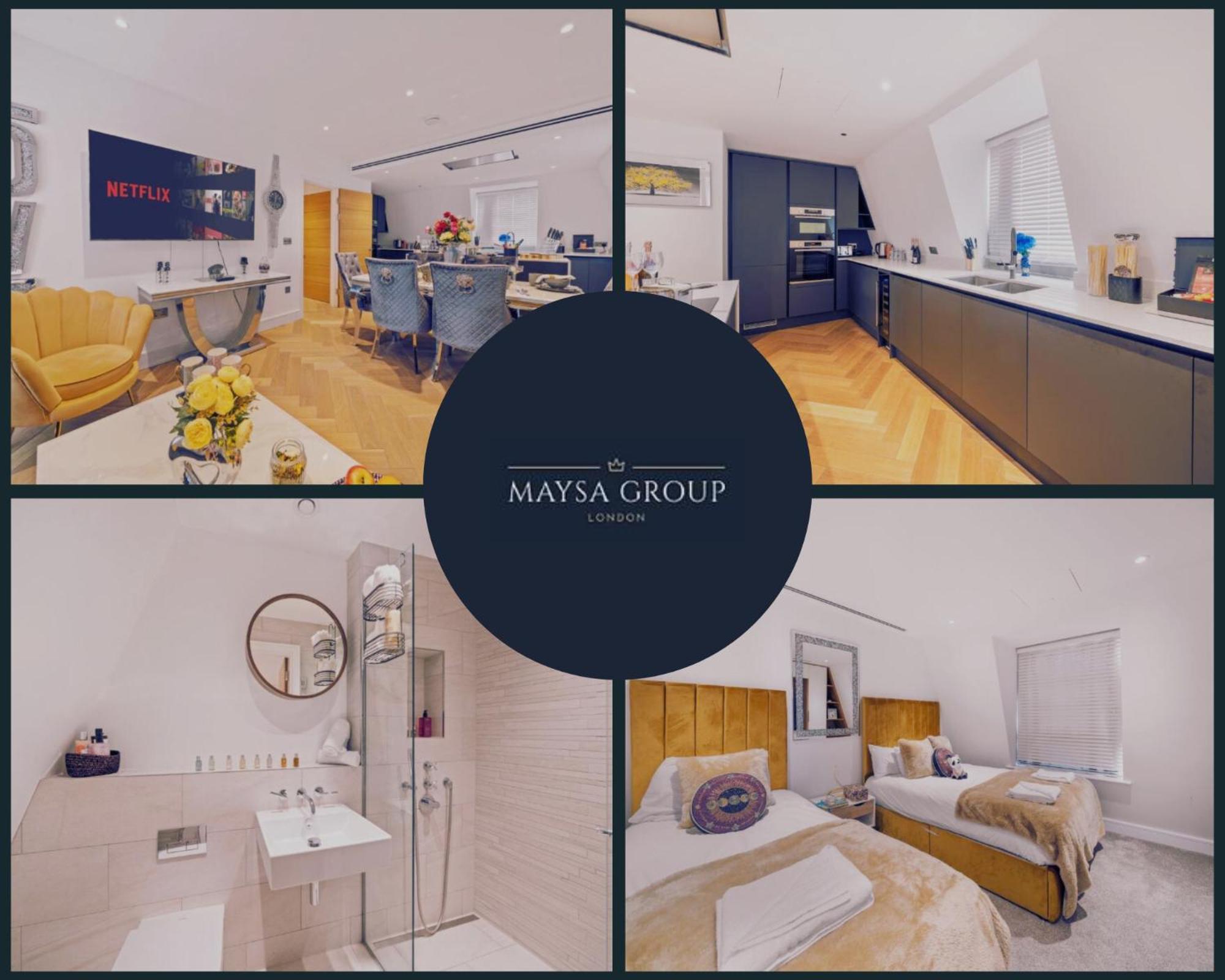 Апартаменты Marble Arch Luxury 3-bedroom Penthouse Haven 73 *